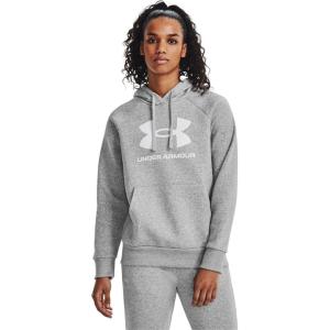 imageUnder Armour womens Rival Fleece Big Logo Hoodie012 Mod Gray Light Heather   White