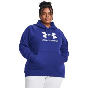 imageUnder Armour womens Rival Fleece Big Logo Hoodie400 Royal   White