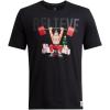 imageUnder Armour Mens Project Rock Red One Believe Short Sleeve T Shirt001 Black   Anthracite