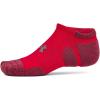 imageUnder Armour Unisex Adult Performance Tech Pro No Show Socks 3Pack600 Red  Castlerock  Castlerock