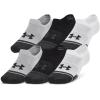 imageUnder Armour Unisex Adult Performance Tech Pro No Show Socks 3PackMod Gray