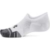 imageUnder Armour Unisex Adult Performance Tech Pro No Show Socks 3PackWhite  White  Jet Gray