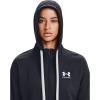 imageUnder Armour Womens Rival Fleece Full Zip HoodieBlackWhite