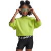 imageUnder Armour girls Rival Fleece Oversized Crew326 Green Vibe   White