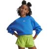 imageUnder Armour girls Rival Fleece Oversized Crew402 Blue Atlantis   White