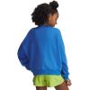 imageUnder Armour girls Rival Fleece Oversized Crew402 Blue Atlantis   White