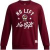 imageUnder Armour mens Project Rock Red One No Lift No Gift Crew Neck Sweatshirt625 Cardinal   White