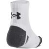 imageUnder Armour unisexadult Unisex Ua Performance Tech 3pack Quarter SocksWhiteJet Gray