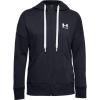 imageUnder Armour Womens Rival Fleece Full Zip HoodieBlackWhite