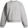 imageUnder Armour girls Rival Fleece Oversized Crew011 Mod Gray Light Heather   White
