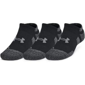 imageUnder Armour Unisex Adult Performance Tech Pro No Show Socks 3Pack001 Black  Black  Castlerock