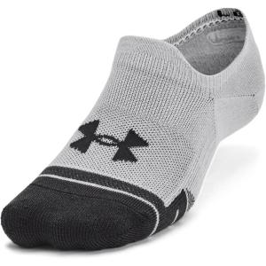 imageUnder Armour Unisex Adult Performance Tech Pro No Show Socks 3PackMod Gray