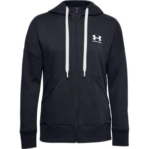 imageUnder Armour Womens Rival Fleece Full Zip HoodieBlackWhite