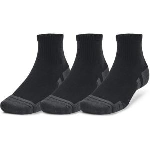imageUnder Armour unisexadult Unisex Ua Performance Tech 3pack Quarter SocksBlack