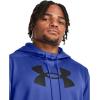 imageUnder Armour Mens Armour Fleece Big Logo Hoodie400 Team Royal   Black