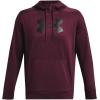 imageUnder Armour Mens Armour Fleece Big Logo Hoodie600 Dark Maroon   Black
