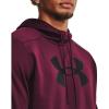 imageUnder Armour Mens Armour Fleece Big Logo Hoodie600 Dark Maroon   Black