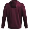 imageUnder Armour Mens Armour Fleece Big Logo Hoodie600 Dark Maroon   Black