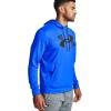 imageUnder Armour Mens Armour Fleece Big Logo HoodieEmotion Blue 401Black