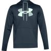 imageUnder Armour Mens Armour Fleece Big Logo HoodieMechanic Blue 467Seaglass Blue