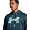 imageUnder Armour Mens Armour Fleece Big Logo HoodieMechanic Blue 467Seaglass Blue