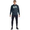 imageUnder Armour Mens Armour Fleece Big Logo HoodieMechanic Blue 467Seaglass Blue