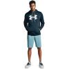 imageUnder Armour Mens Armour Fleece Big Logo HoodieMechanic Blue 467Seaglass Blue
