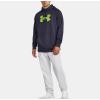 imageUnder Armour Mens Armour Fleece Big Logo HoodieTempered Steel  High Vis Yellow  558