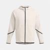 imageUnder Armour Mens Unstoppable Fleece Grid Full Zip Hoodie110 Summit White   Black
