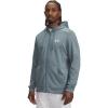 imageUnder Armour Mens Armourfleece Full Zip Hoodie587 Jasper Blue   White