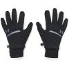 imageUnder Armour Mens Storm Fleece Run Gloves001 Black  Black  Reflective