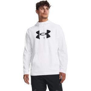 imageUnder Armour Mens Armour Fleece Big Logo Hoodie100 White   Black
