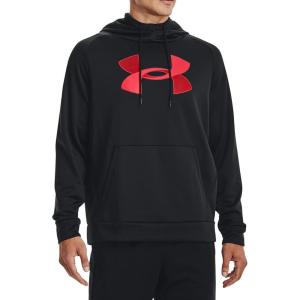imageUnder Armour Mens Armour Fleece Big Logo HoodieBlack  Red002