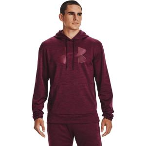 imageUnder Armour Mens Armour Fleece Big Logo HoodieDark Maroon 601League Red