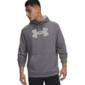 imageUnder Armour Mens Armour Fleece Big Logo HoodieGrayGradient White