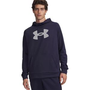 imageUnder Armour Mens Armour Fleece Big Logo HoodieNavy BlueGradient White