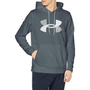 imageUnder Armour Mens Armour Fleece Big Logo HoodiePitch Gray 012Halo Gray