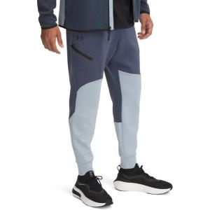 imageUnder Armour Mens Unstoppable Fleece Joggers044 Downpour Gray  Harbor Blue  Black